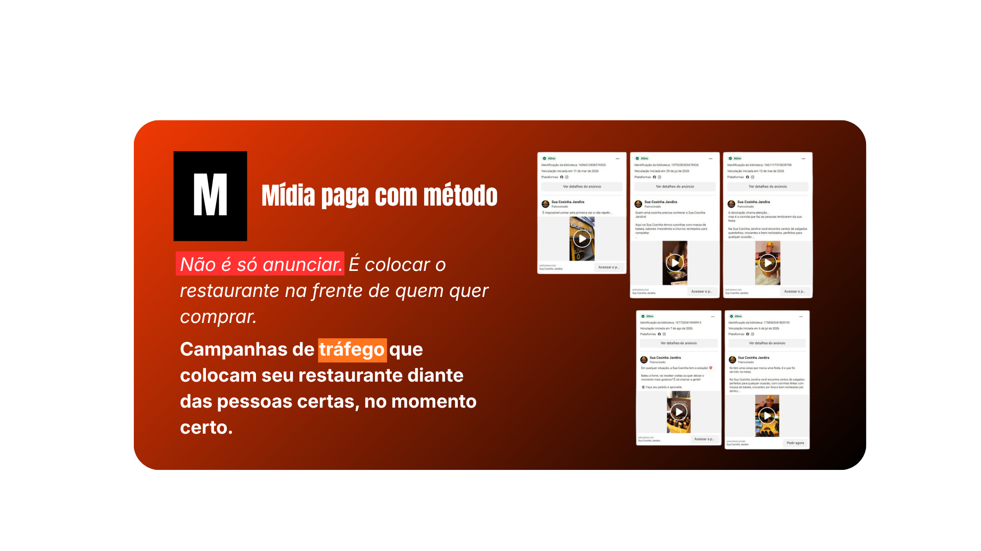 Mídia paga com método